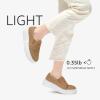 imageSTQ Womens Platform Sneakers Slip On Business Casual Shoes Quilted Fall Loafers Comfortable LightweightOre Brown