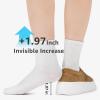 imageSTQ Womens Platform Sneakers Slip On Business Casual Shoes Quilted Fall Loafers Comfortable LightweightOre Brown