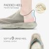 imageSTQ Womens Slip on Sneakers CloudLike Sole Maternity Walking ShoesTaupe