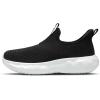 imageSlip on Sneakers for Boys Girls ShoesBlack White