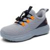 imageSneakers for Girls Slip on Shoes Boys School ShoesGreyOrange