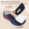 imageToddler Wide Toe Box Barefoot Shoes Boys Girls Sneakers Kids Tennis Shoes Preschool Non Slip Lightweight Comfortable First Walking Shoes Running Outdoor ActivitiesNavy