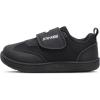 imageWide Toe Box Toddler Shoes Zero Drop Boys Girls Barefoot Shoe NonSlip Little Kids Sneakers for First WalkingAll Black