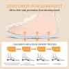 imageWide Toe Box Toddler Shoes Zero Drop Boys Girls Barefoot Shoe NonSlip Little Kids Sneakers for First WalkingBeige White