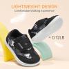 imageWide Toe Box Toddler Shoes Zero Drop Boys Girls Barefoot Shoe NonSlip Little Kids Sneakers for First WalkingBlack