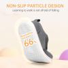 imageWide Toe Box Toddler Shoes Zero Drop Boys Girls Barefoot Shoe NonSlip Little Kids Sneakers for First WalkingDark Grey