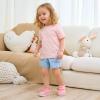 imageWide Toe Box Toddler Shoes Zero Drop Boys Girls Barefoot Shoe NonSlip Little Kids Sneakers for First WalkingPink