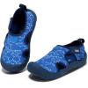 imageBoys Girls Water Shoes QuickDry Wide Toe Box Shoes Toddler Cute Beach Swim Pool ShoesToddlerLittle KidSapphire Blue Shark