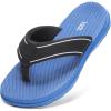 imageFlip Flops Girls Boys Unisex Summer SandalsBlack Atlantic Blue
