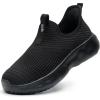 imageSlip on Sneakers for Boys Girls ShoesAll Black