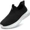 imageSlip on Sneakers for Boys Girls ShoesBlack White