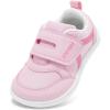 imageToddler Wide Toe Box Barefoot Shoes Boys Girls Sneakers Kids Tennis Shoes Preschool Non Slip Lightweight Comfortable First Walking Shoes Running Outdoor ActivitiesWater Pink