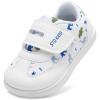 imageWide Toe Box Toddler Shoes Zero Drop Boys Girls Barefoot Shoe NonSlip Little Kids Sneakers for First WalkingWhite