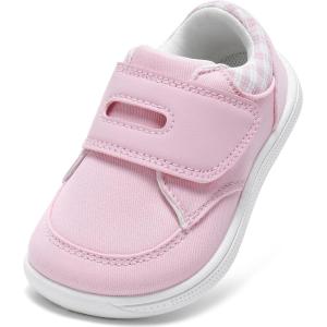 imageBaby Shoes Boys Girls Infant Toddler Sneakers Barefoot Wide Toe Box Walking NonSlip Lightweight Comfortable First Walking Tennis Outdoor ActivitiesWater Pink