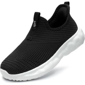 imageSlip on Sneakers for Boys Girls ShoesBlack White