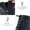 imageSTQ Boy Duck Boots Kids Waterproof Snow Boots Insulated Winter Boots LittleBig KidNavy