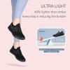 imageSTQ Women Walking Shoes with Arch Support Comfort Lightweight Slip on SneakersAll Black