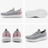 imageSTQ Women Walking Shoes with Arch Support Comfort Lightweight Slip on SneakersMedium Grey Pink