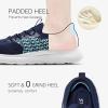 imageSTQ Women Walking Shoes with Arch Support Comfort Lightweight Slip on SneakersNavy