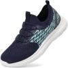 imageSTQ Women Walking Shoes with Arch Support Comfort Lightweight Slip on SneakersNavy