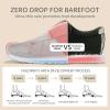 imageSTQ Toddler Wide Toe Box Barefoot Shoes Boys Sneakers Kids Tennis Shoes Lightweight NonSlip Zero Drop First Walking Shoe Comfort Outdoor Activities School Coffee Camo Little Kid Size 11