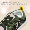 imageToddler Wide Toe Box Barefoot Shoes Boys Tennis Sneakers First Walking Shoes Flex Comfort OutdoorArmygreen Camo
