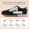 imageToddler Wide Toe Box Barefoot Shoes Boys Tennis Sneakers First Walking Shoes Flex Comfort OutdoorBeige White