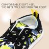 imageToddler Wide Toe Box Barefoot Shoes Boys Tennis Sneakers First Walking Shoes Flex Comfort OutdoorBlack Camo