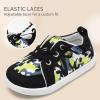 imageToddler Wide Toe Box Barefoot Shoes Boys Tennis Sneakers First Walking Shoes Flex Comfort OutdoorBlack Camo