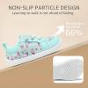 imageToddler Wide Toe Box Barefoot Shoes Boys Tennis Sneakers First Walking Shoes Flex Comfort OutdoorTeal Magichorse