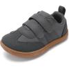 imageToddler Wide Toe Box ShoesBoys Barefoot Shoes Kids Walking Shoes Boy Sneakers NonSlip Zero Drop ShoesToddler First Walking Shoes Comfort Tennis Outdoor ActivitiesDark Grey