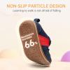 imageToddler Wide Toe Box ShoesBoys Barefoot Shoes Kids Walking Shoes Boy Sneakers NonSlip Zero Drop ShoesToddler First Walking Shoes Comfort Tennis Outdoor ActivitiesNavy