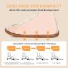 imageToddler Wide Toe Box ShoesBoys Barefoot Shoes Kids Walking Shoes Boy Sneakers NonSlip Zero Drop ShoesToddler First Walking Shoes Comfort Tennis Outdoor ActivitiesBeige White