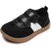 imageToddler Wide Toe Box ShoesBoys Barefoot Shoes Kids Walking Shoes Boy Sneakers NonSlip Zero Drop ShoesToddler First Walking Shoes Comfort Tennis Outdoor ActivitiesBlack White