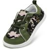 imageToddler Wide Toe Box Barefoot Shoes Boys Tennis Sneakers First Walking Shoes Flex Comfort OutdoorArmygreen Camo