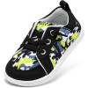 imageToddler Wide Toe Box Barefoot Shoes Boys Tennis Sneakers First Walking Shoes Flex Comfort OutdoorBlack Camo