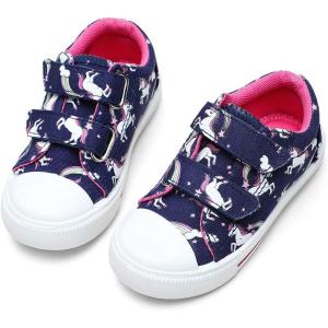 imageSTQ Toddler Shoes Boys ampamp Girls Canvas Kids Slip On Shoes