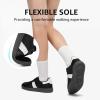 imageSTQ Orthopedic Retro Low Top Sneakers Women Fashion Tennis Skate ShoesBlack White