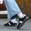 imageSTQ Orthopedic Retro Low Top Sneakers Women Fashion Tennis Skate ShoesBlack White