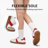 imageSTQ Orthopedic Retro Low Top Sneakers Women Fashion Tennis Skate ShoesWhite Red