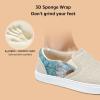 imageSTQ Wide Toe Box Slip On Shoes for Women  Business Casual Shoes for Women Trendy Fashion Sneakers Lightweight Loafers ShoesBeige Hawaii