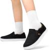imageSTQ Wide Toe Box Slip On Shoes for Women  Business Casual Shoes for Women Trendy Fashion Sneakers Lightweight Loafers ShoesBlack Leopard