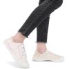 imageSTQ Women Slip On Sneakers Comfortable Casual Canvas ShoesBeige White