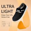 imageSTQ Womens Orthopedic LoafersLightweight Casual Boat Shoes for Plantar FasciitisBlack Leopard