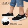 imageSTQ Womens Orthopedic LoafersLightweight Casual Boat Shoes for Plantar FasciitisBlack Leopard