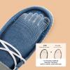 imageSTQ Womens Orthopedic LoafersLightweight Casual Boat Shoes for Plantar FasciitisDenim Blue