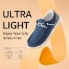 imageSTQ Womens Orthopedic LoafersLightweight Casual Boat Shoes for Plantar FasciitisDenim Blue