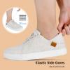 imageSTQ Womens Slip On Casual Shoes for Women  Lightweight Canvas Sneakers  Memory Foam Loafers ShoesBeige