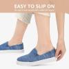 imageSTQ Womens Wide Toe Box Barefoot Knit Casual Slip on Shoes