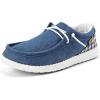 imageSTQ Womens Orthopedic LoafersLightweight Casual Boat Shoes for Plantar FasciitisDenim Blue